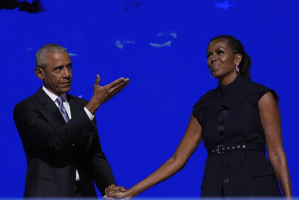 Barrack and Michelle Obama