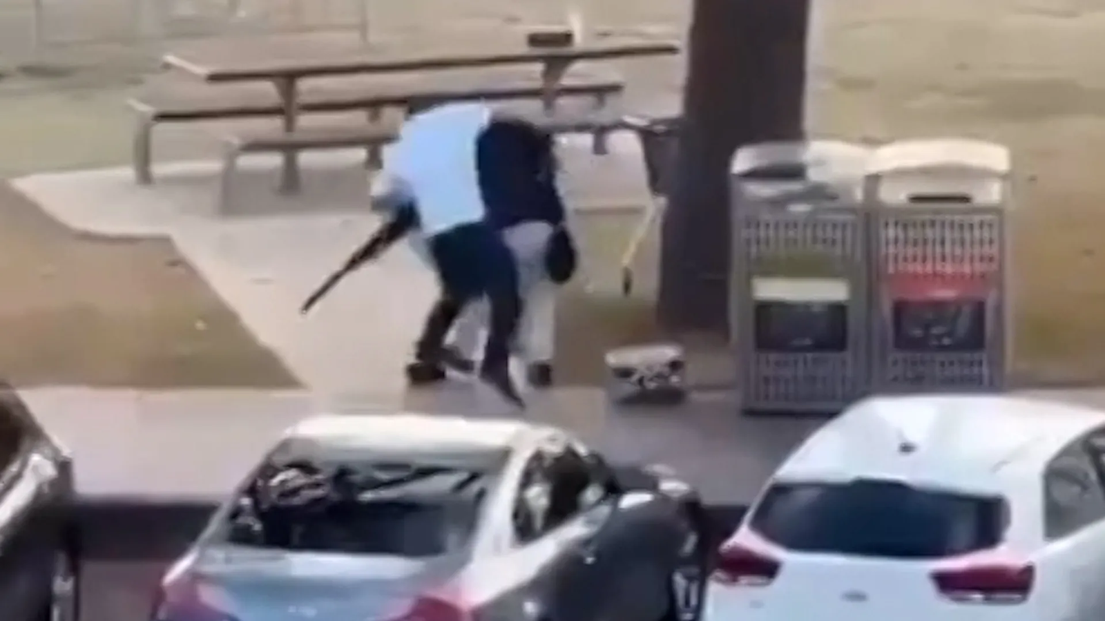Ahmed Al Ahmed fights shooter before taking away his gun and turning it on him.
