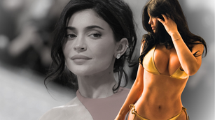 Kylie Jenner Kicks Off 2026 in Gold Bikini