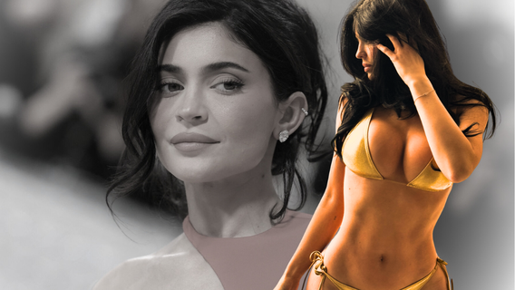 Kylie Jenner Kicks Off 2026 in Gold Bikini