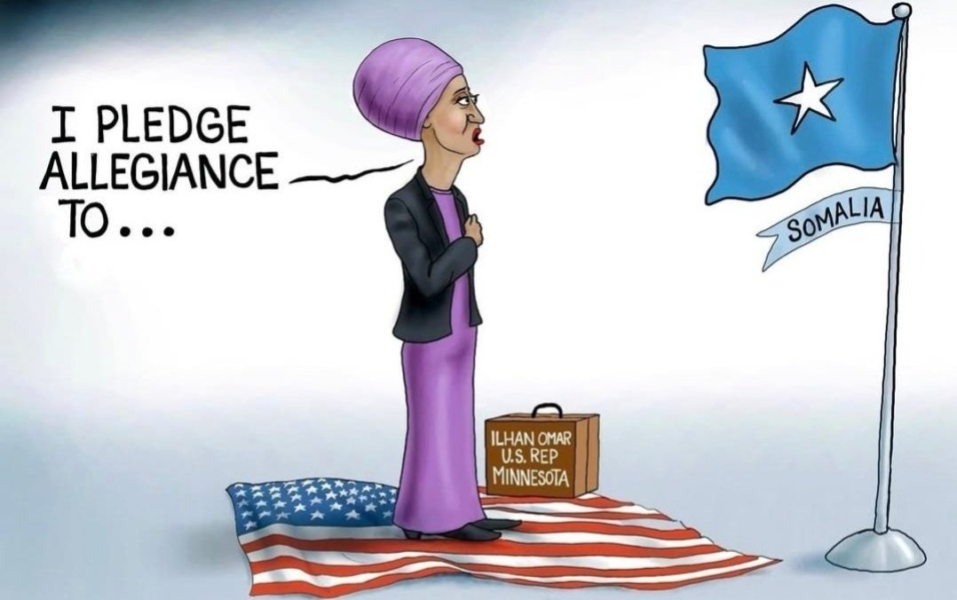 Ilhan Omar Political Cartoon