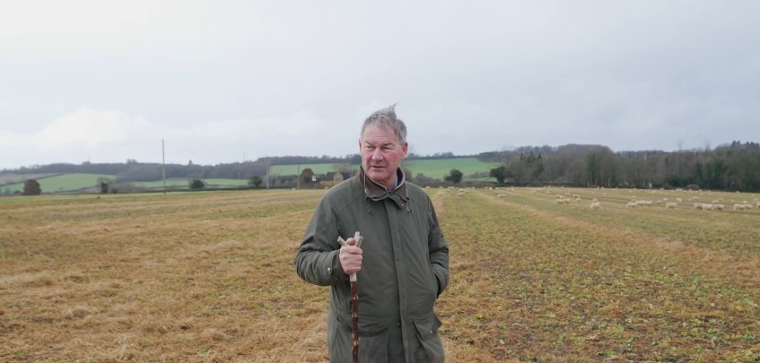 Rupert Lowe on his farm.
