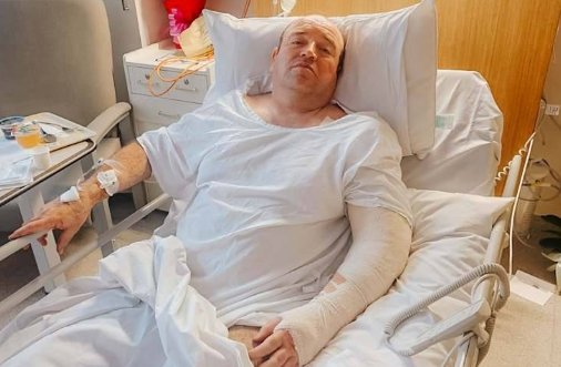 Ahmed Al Ahmed at St. George Hospital, the brave man who saved innocent lives during the Bondi Beach massacre.