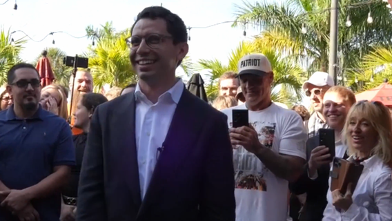 Florida Candidate James Fishback Jokes About Vivek Ramaswamy's Fork and Shoes Knowledge