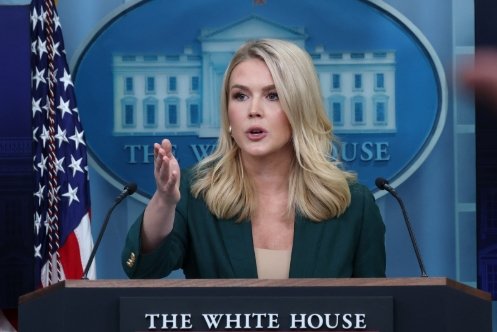 White House Press Secretary Karoline Leavitt.