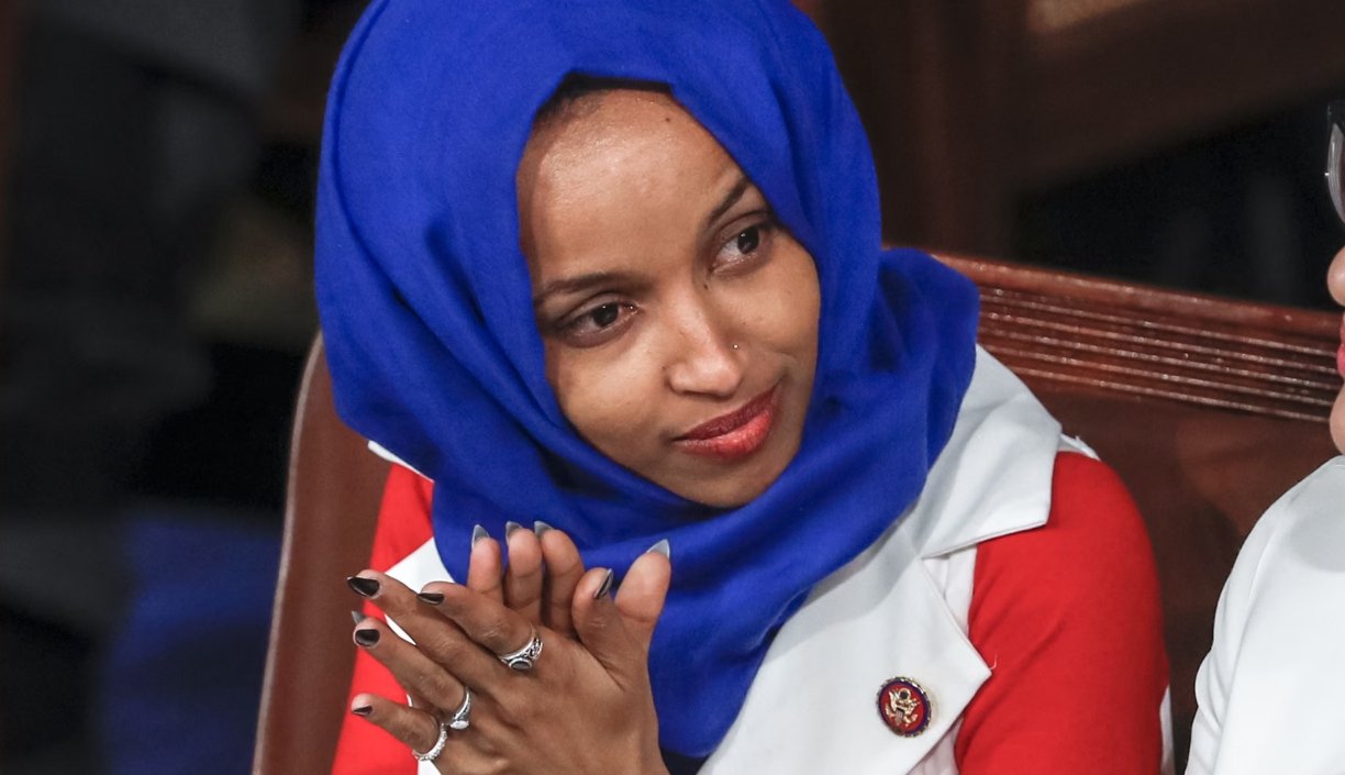 Ilhan Omar Listens to Speech