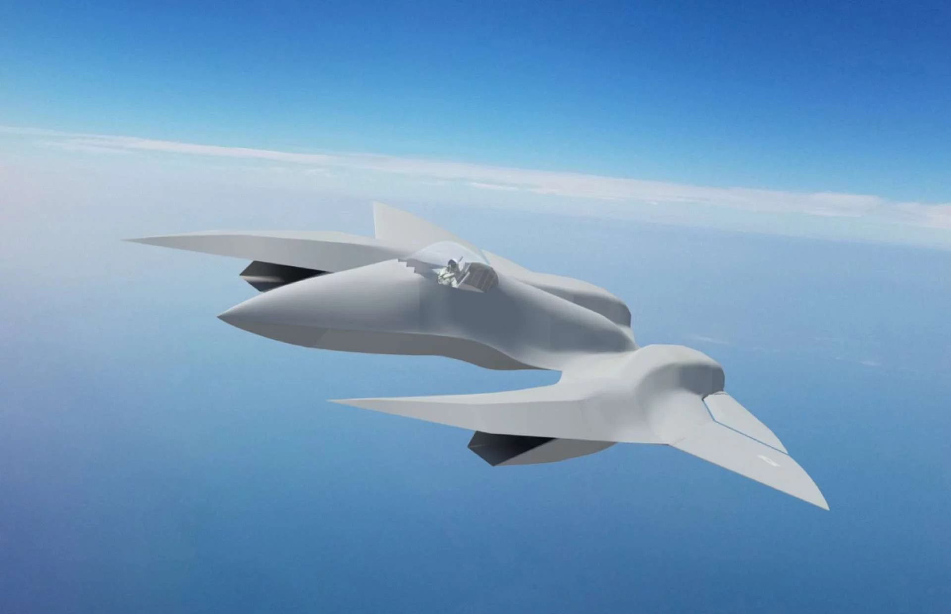 Stavatti Pitches Futuristic SM-39 Razor Fighter Concept