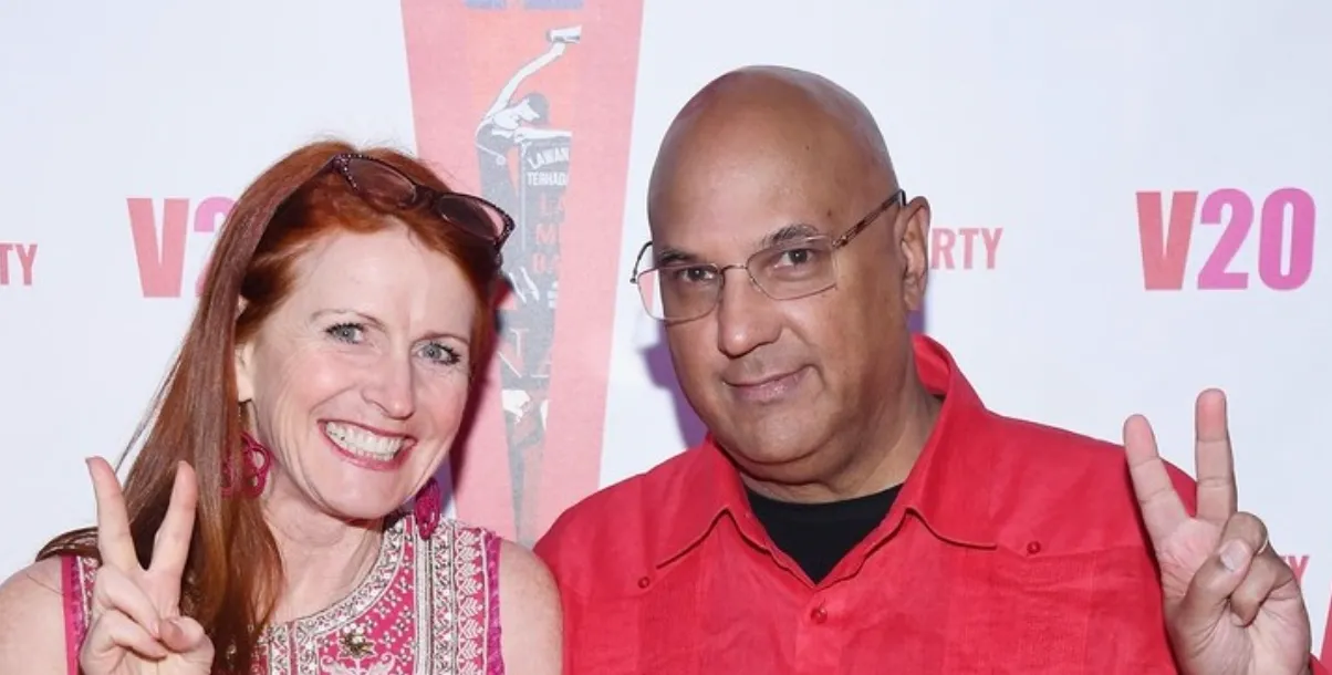 Jodie Evans and Neville Roy Singham