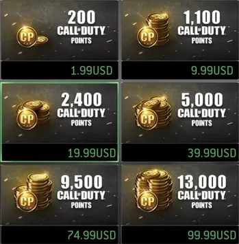 Call of Duty "Microtransactions" - Give them real money, get fake money.