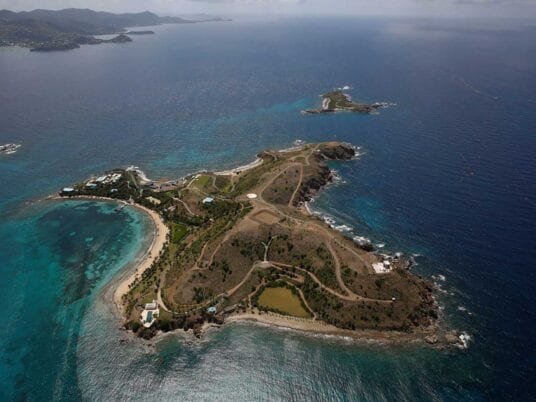 Little St. James island