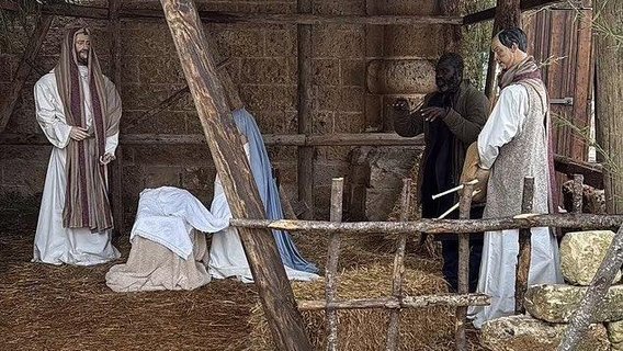 Migrant Fugitive Caught Hiding in Nativity Scene As “Extra Shepherd”