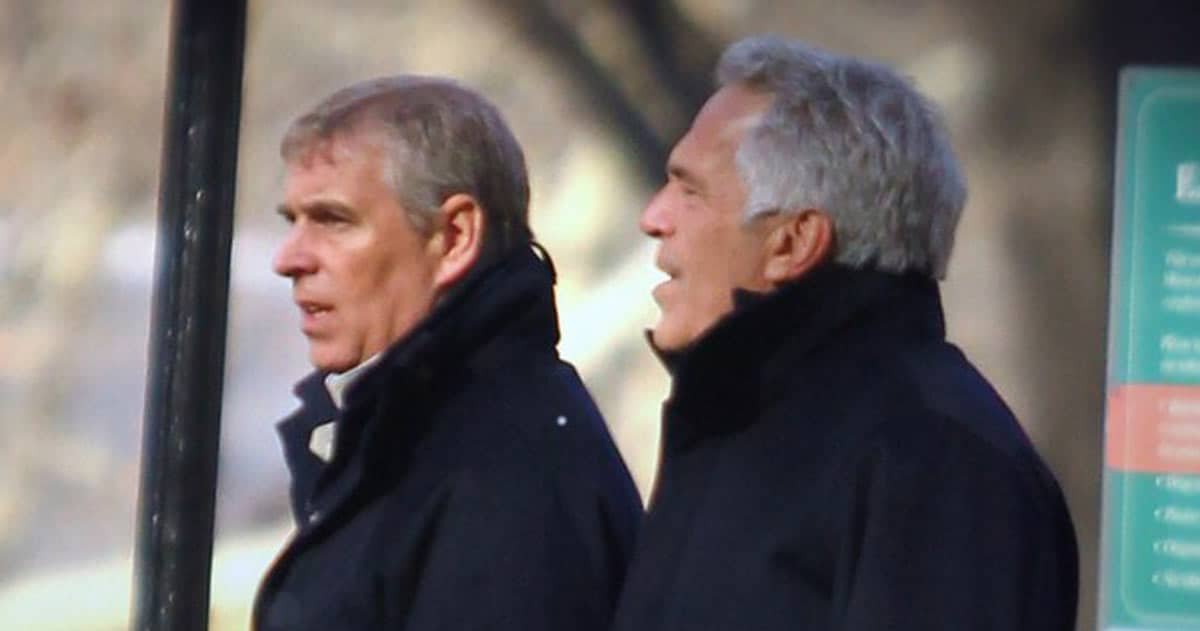 Former-Prince Andrew with Jeffrey Epstein