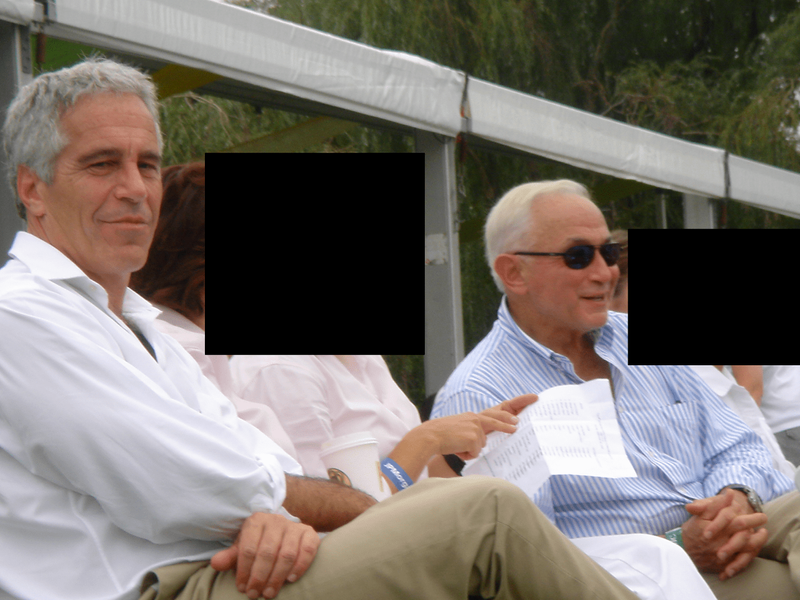 Jeffrey Epstein and Les Wexner