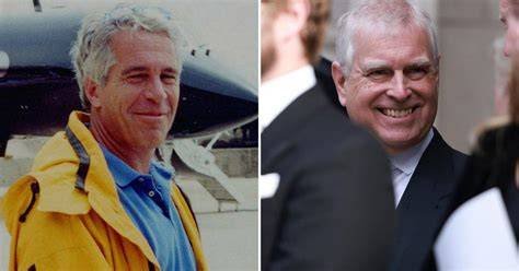 Jeffrey Epstein (left) and Former-Prince Andrew (right)